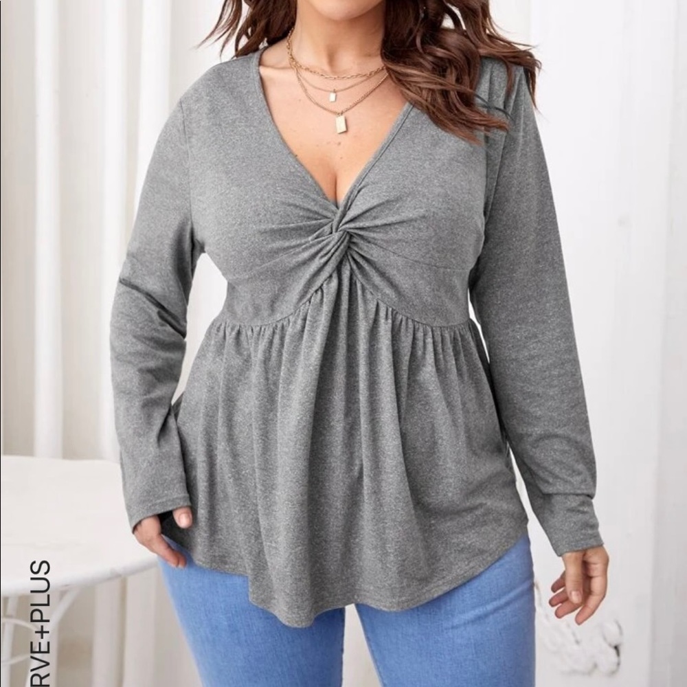 Gray sweater